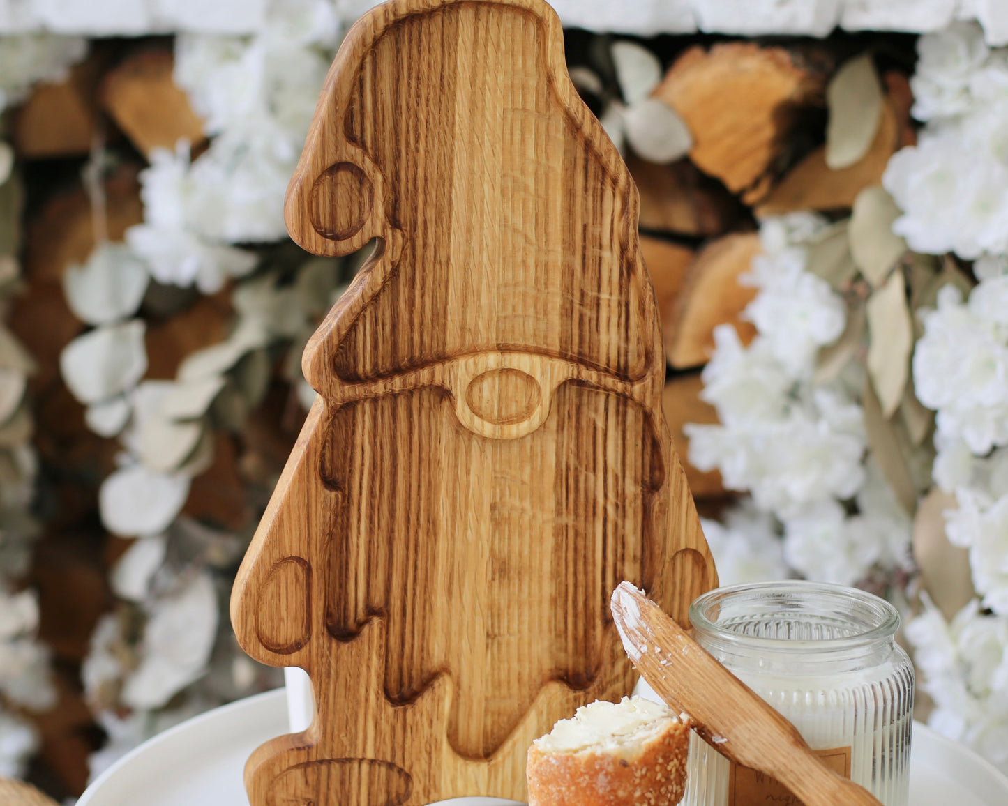 Set of Engraved Serving Plates Personalized Wooden Kitchen Decor Gift