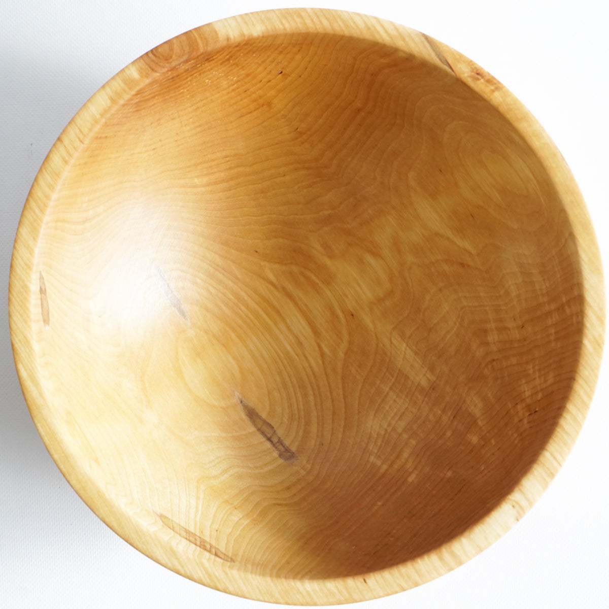 Large solid birch serving bowl, wedding and housewarming gift idea