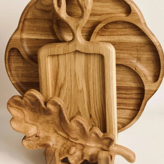 Versatile wooden board set for entertaining or thoughtful gifting
