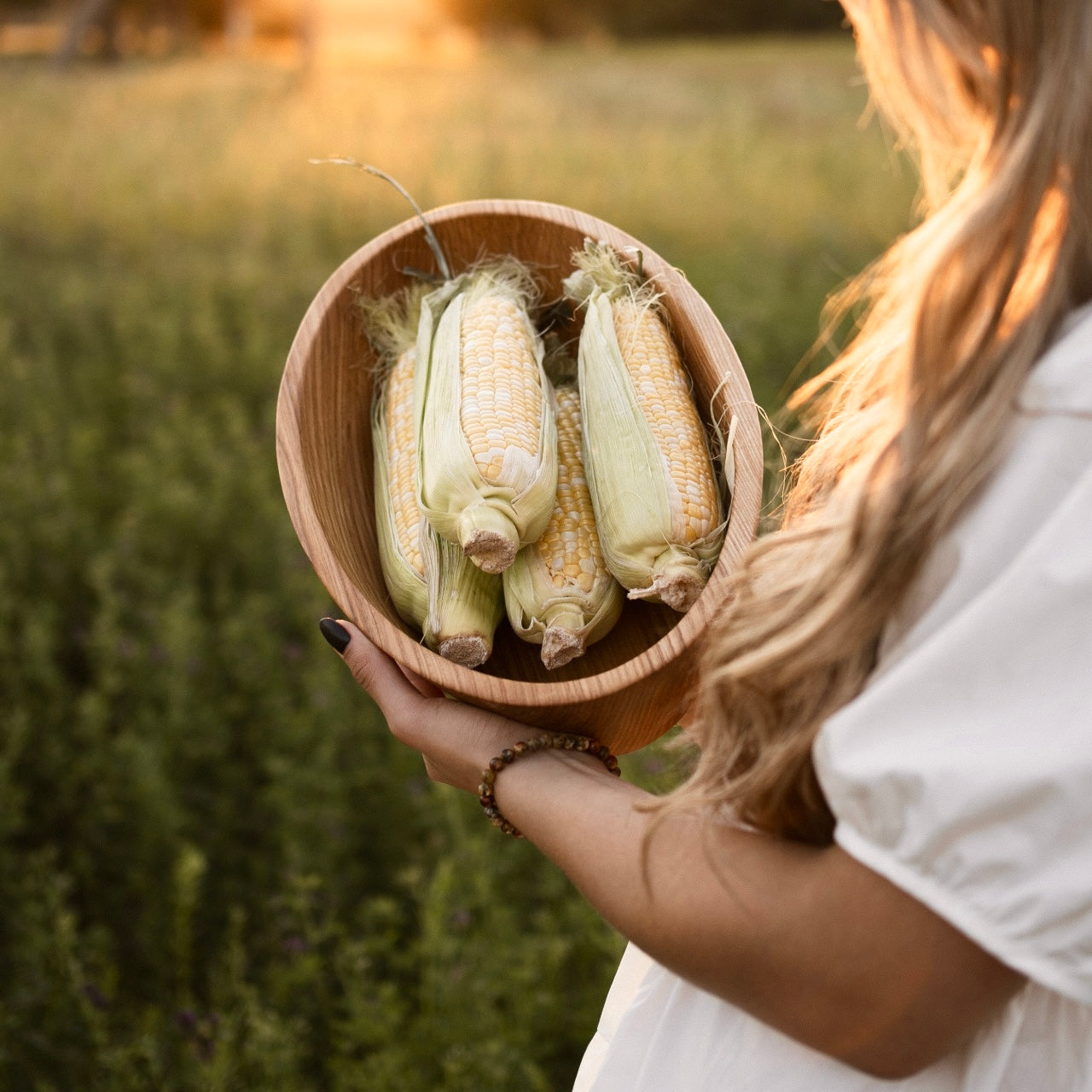 Large wooden Greek bowl ideal for salads and side dishes