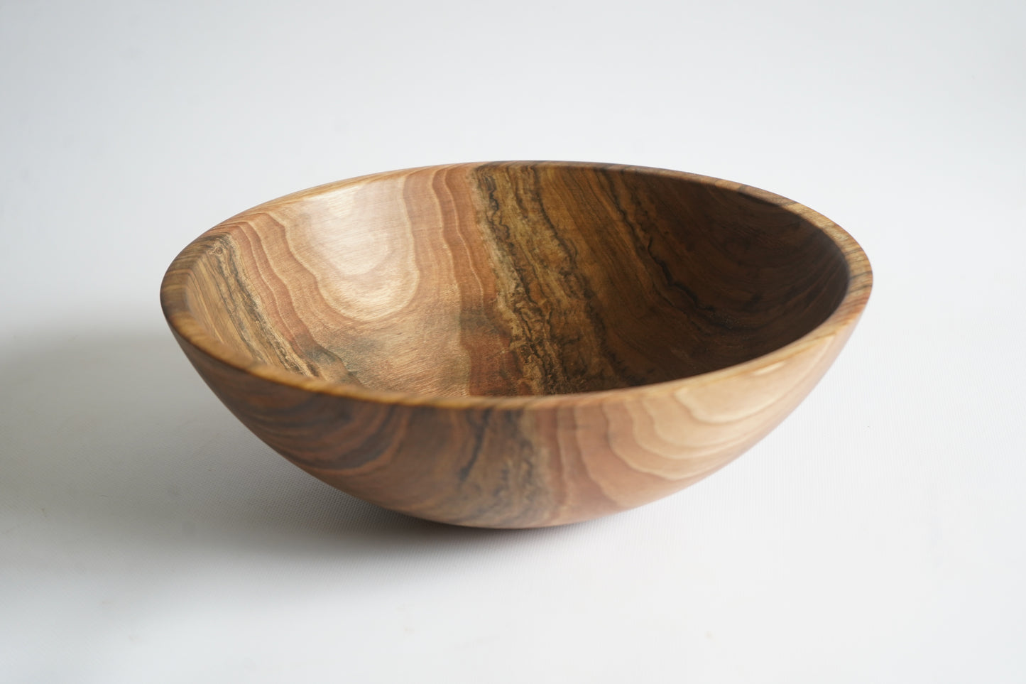 Large Solid Walnut Wood Bowl 13" × 4.3" – Handmade Wedding, Housewarming & Anniversary Gift