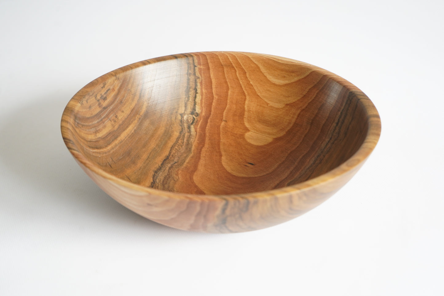 Large Solid Walnut Wood Bowl 13" × 4.3" – Handmade Wedding, Housewarming & Anniversary Gift