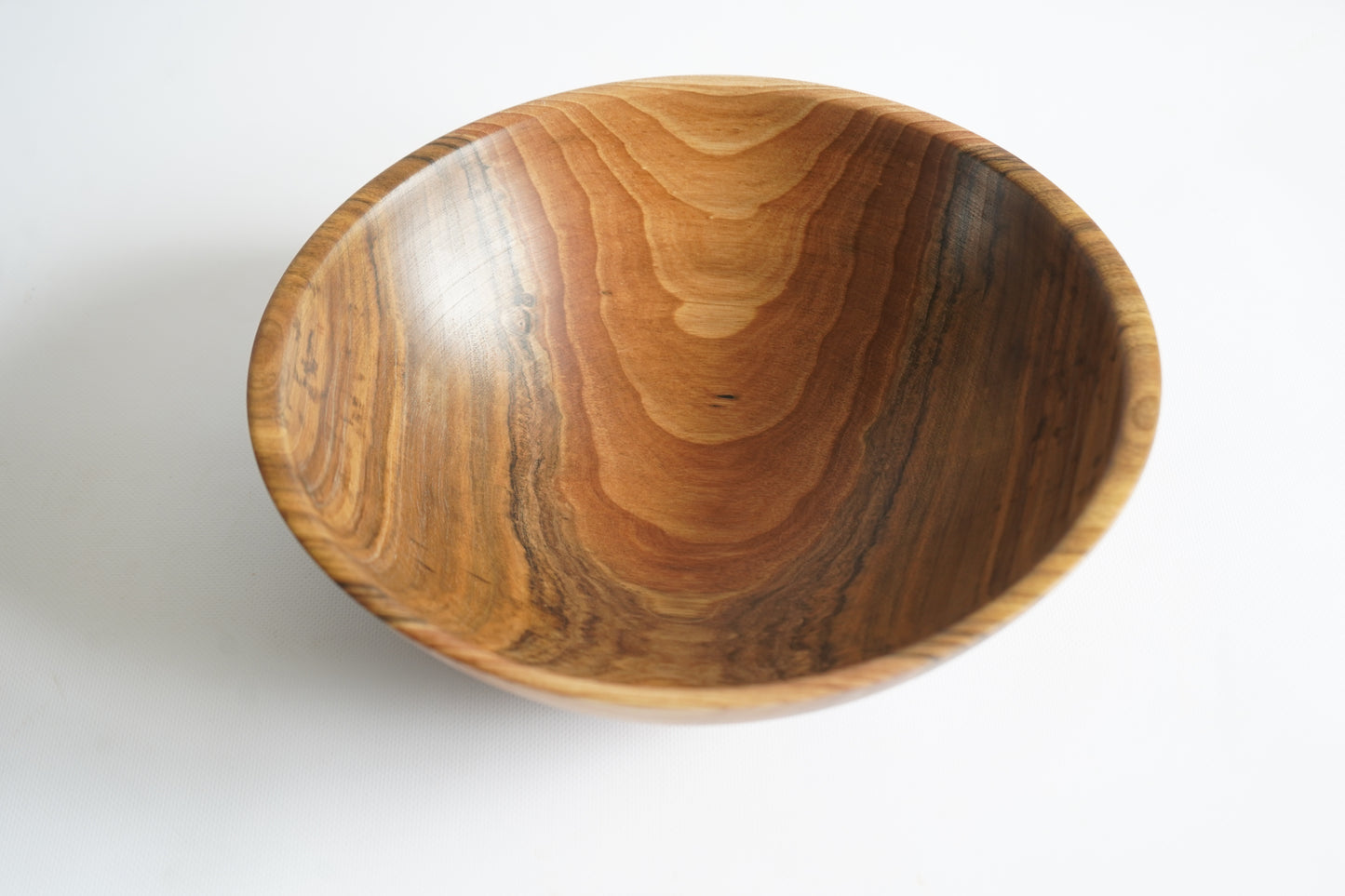 Large Solid Walnut Wood Bowl 13" × 4.3" – Handmade Wedding, Housewarming & Anniversary Gift