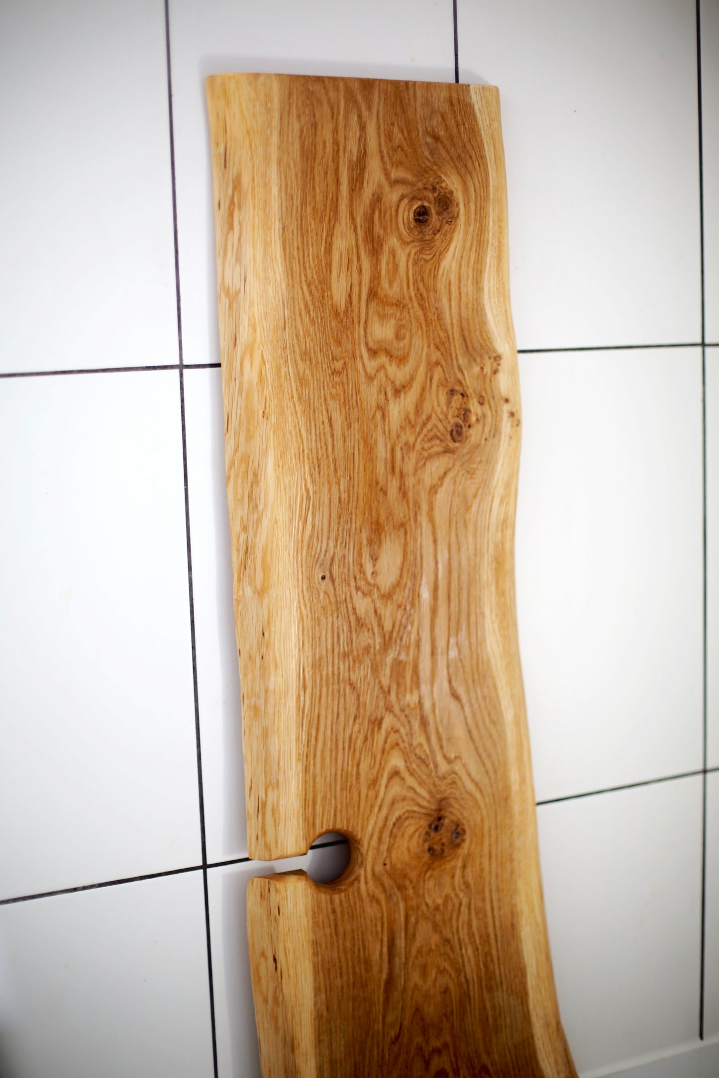 Live Edge Oak Bath Tray Wooden Bathtub Shelf Bathroom Decor Gift