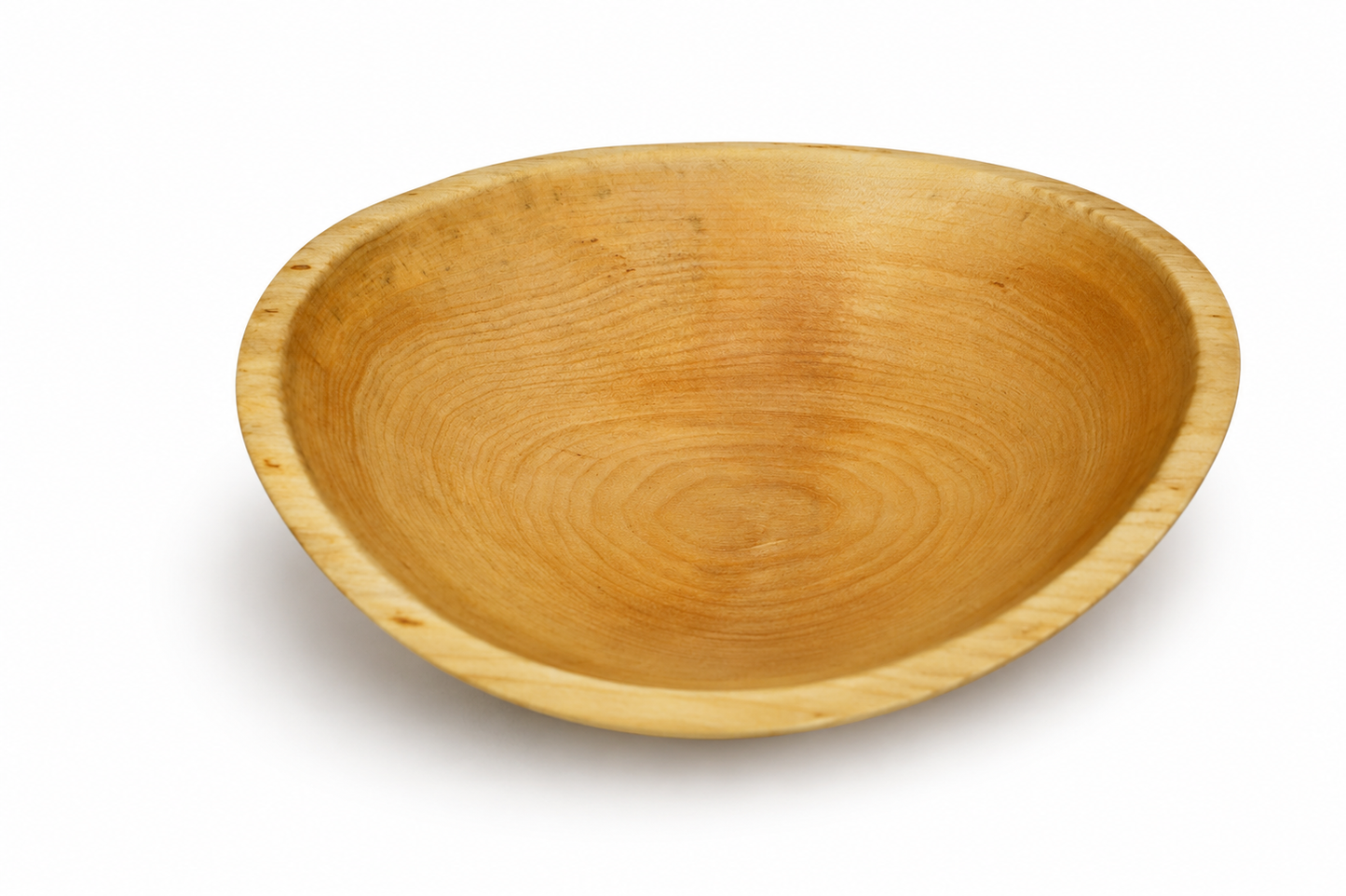 Live Edge Wooden Salad Bowl – Rustic Solid Wood Serving Bowl  – Wood Kitchen Decor – Housewarming Gift