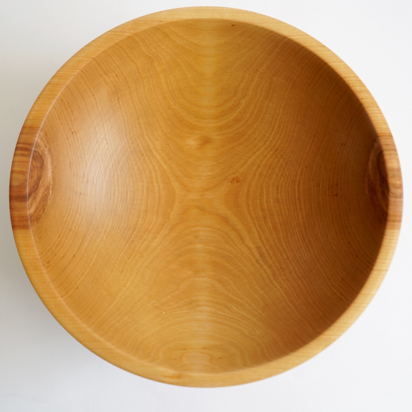 Natural birch wood bowl with unique grain pattern, handmade wooden gift
