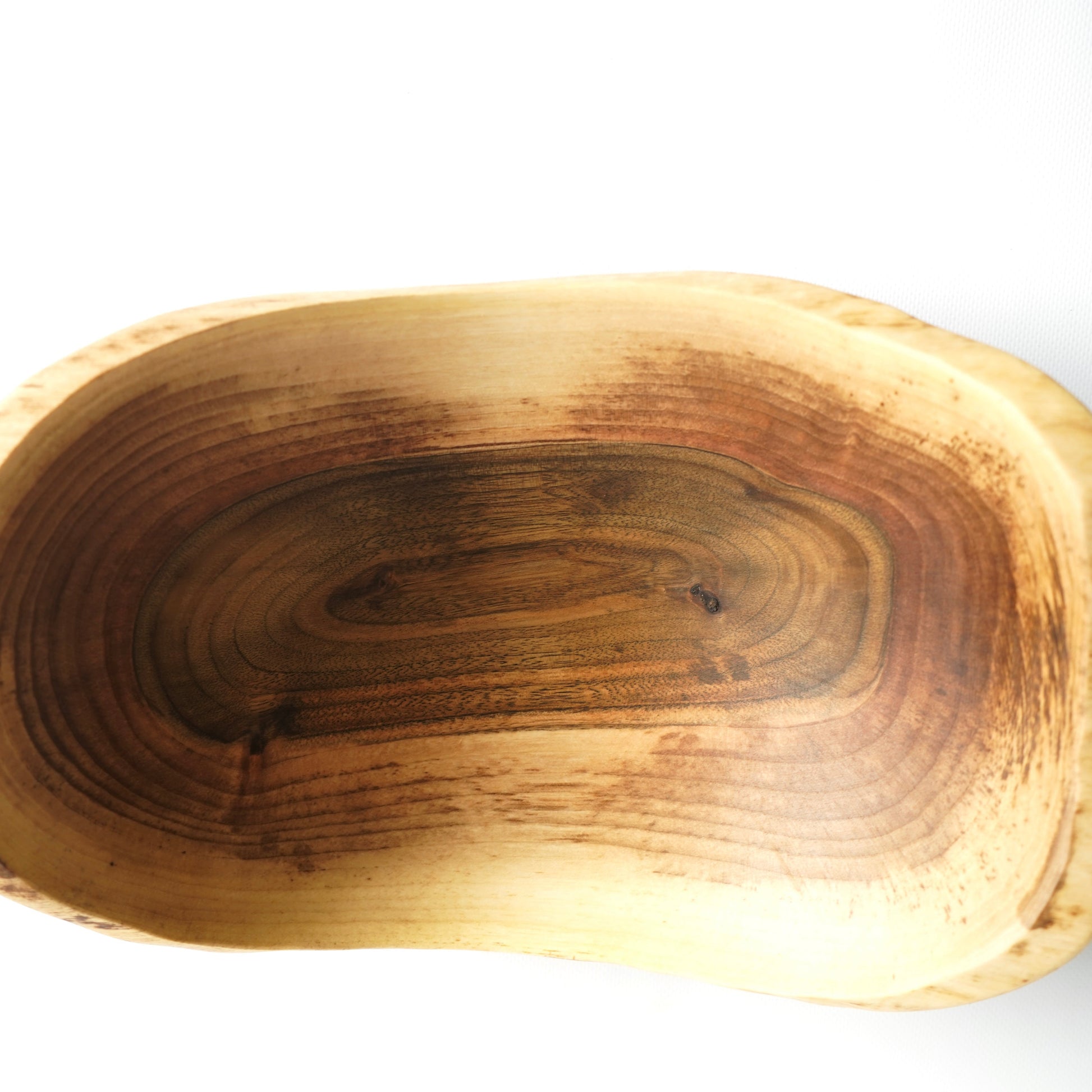 live edge walnut wood boat bowl handmade serving bowl
