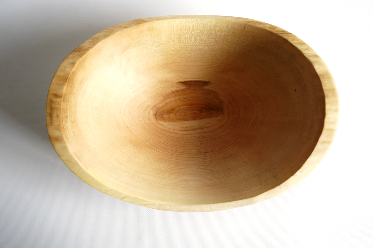 maple serving bowl for farmhouse table setting