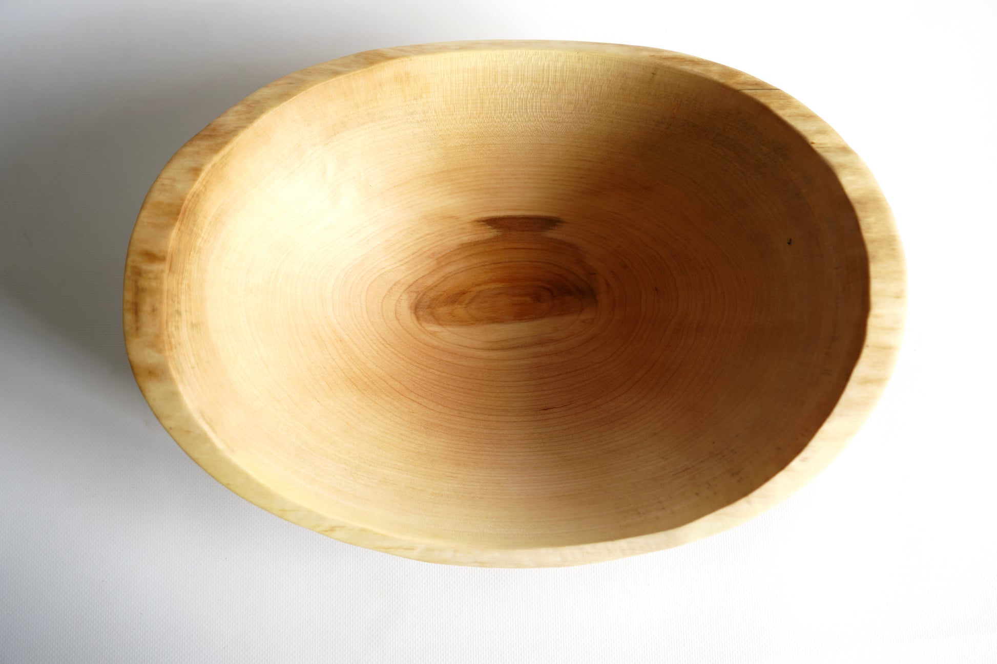 maple serving bowl for farmhouse table setting
