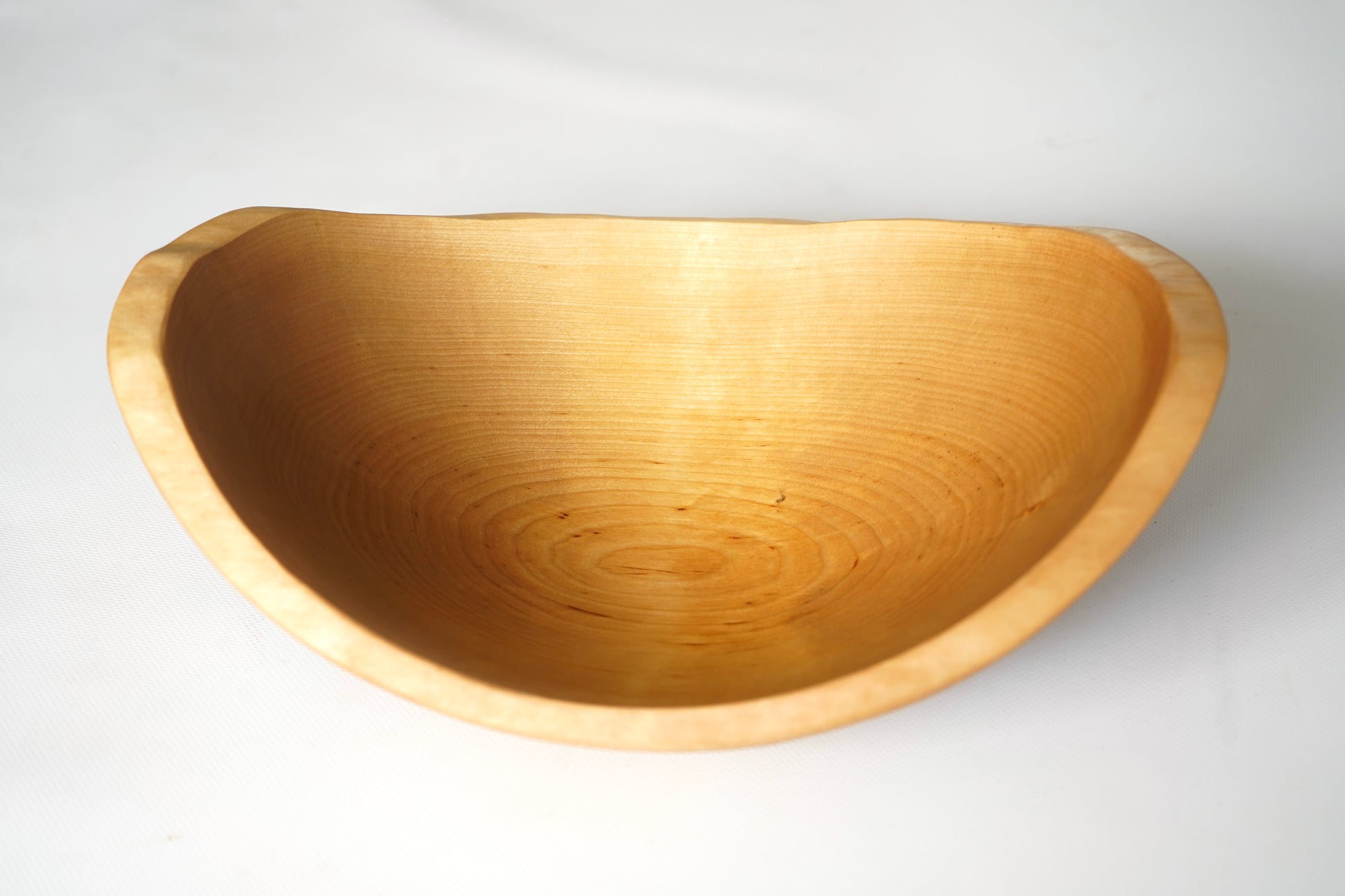 birch serving bowl for farmhouse table setting