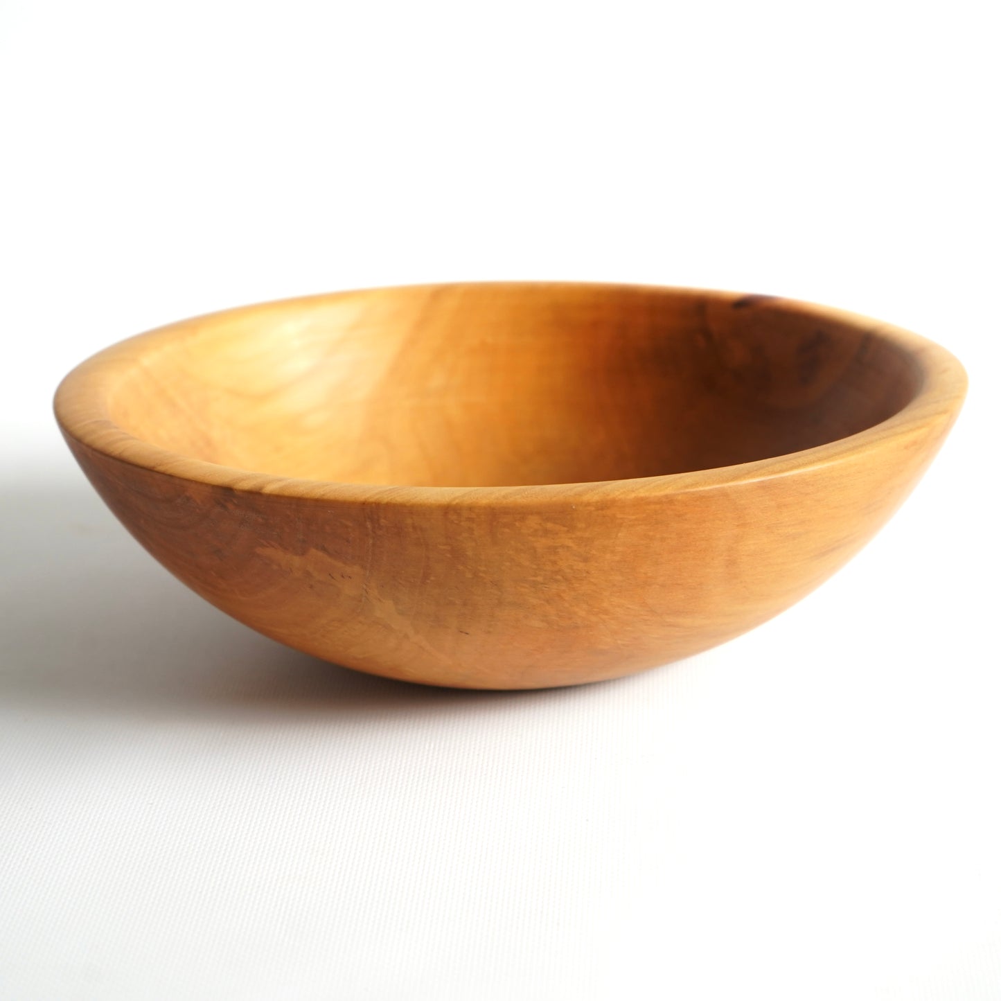 MEDIUM Pear Wood Salad Bowl 10.6" × 3.9" – Handmade New Year, Housewarming & Wedding Gift