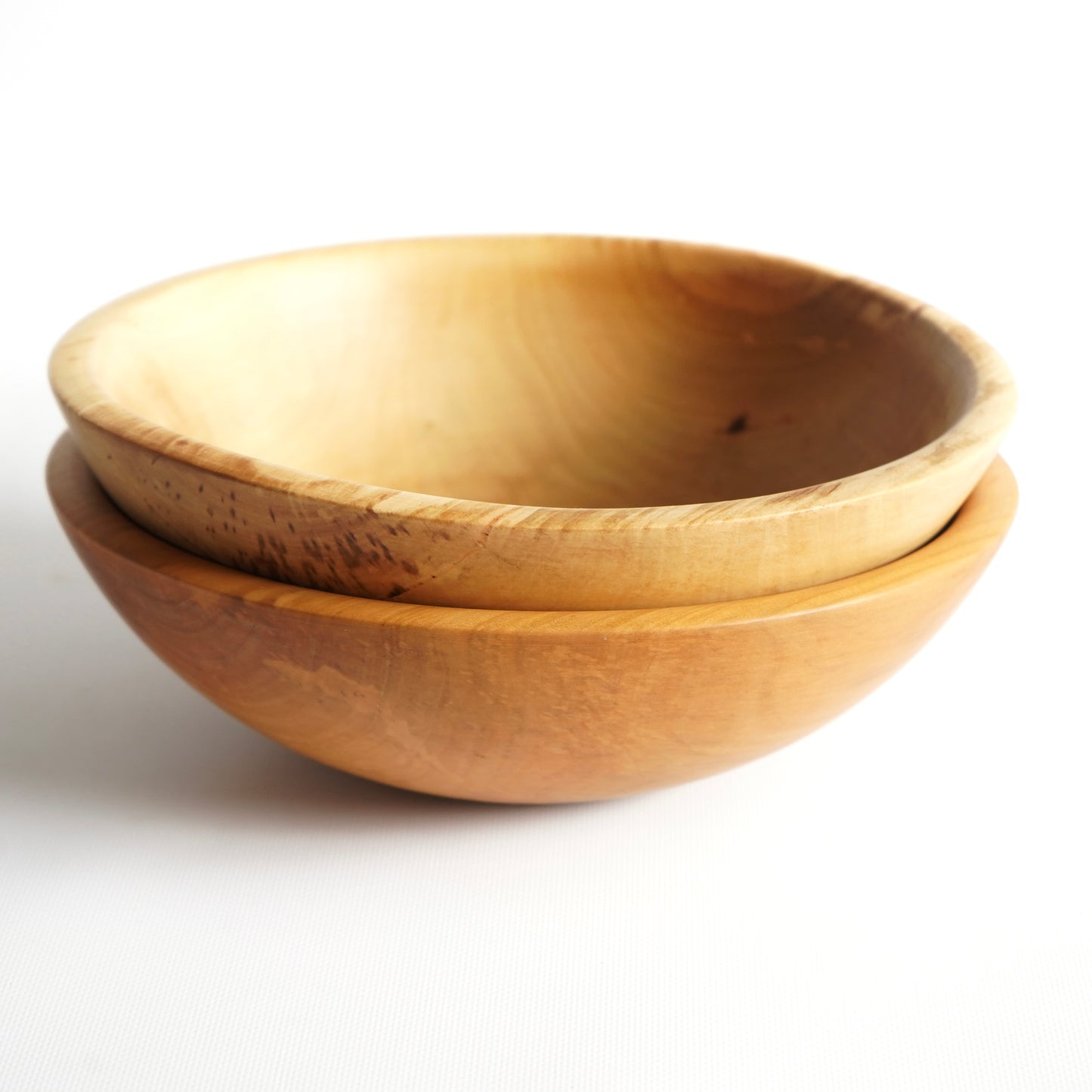 MEDIUM Pear Wood Salad Bowl 10.6" × 3.9" – Handmade New Year, Housewarming & Wedding Gift