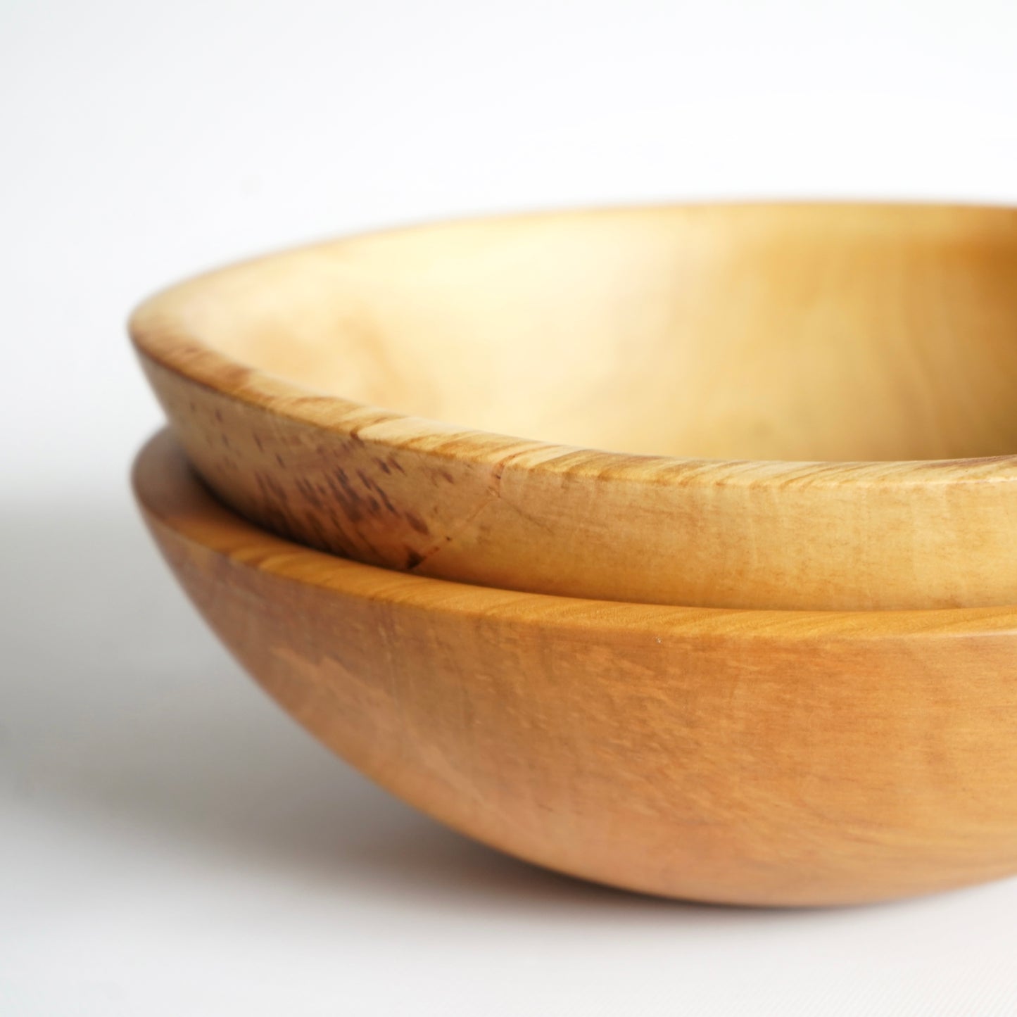 MEDIUM Pear Wood Salad Bowl 10.6" × 3.9" – Handmade New Year, Housewarming & Wedding Gift
