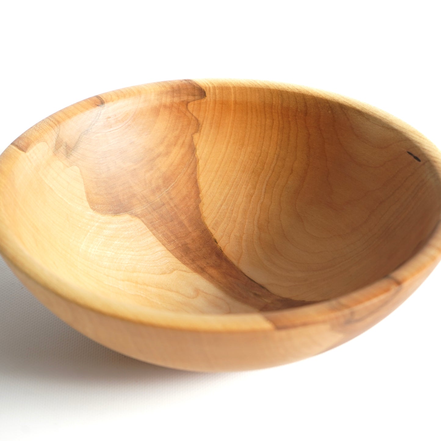MEDIUM Maple Wood Bowl 10.6" × 3.9" – Handmade New Year, Housewarming & Wedding Gift