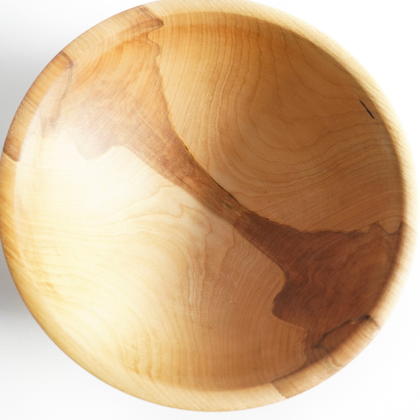 MEDIUM Maple Wood Bowl 10.6" × 3.9" – Handmade New Year, Housewarming & Wedding Gift