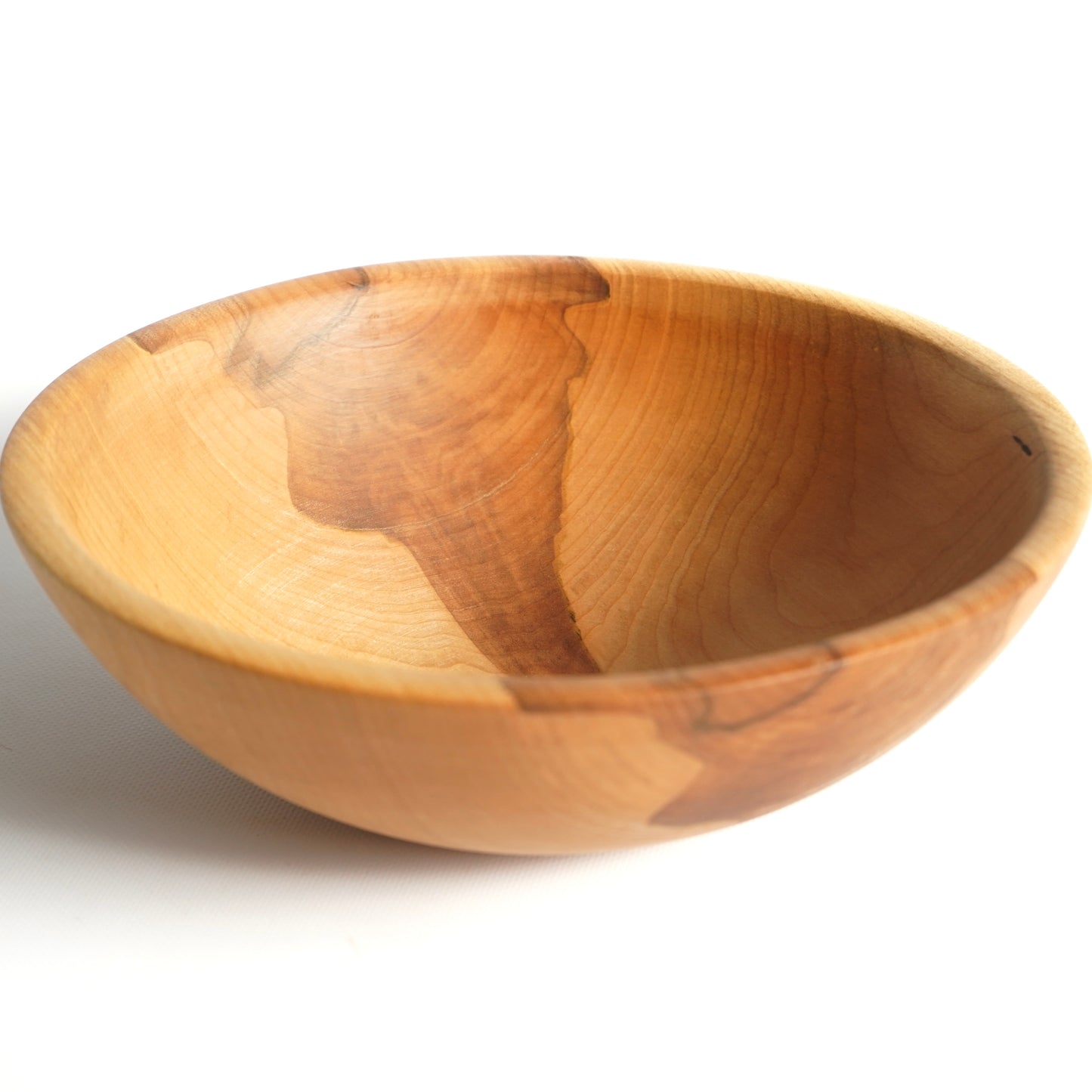 MEDIUM Maple Wood Bowl 10.6" × 3.9" – Handmade New Year, Housewarming & Wedding Gift