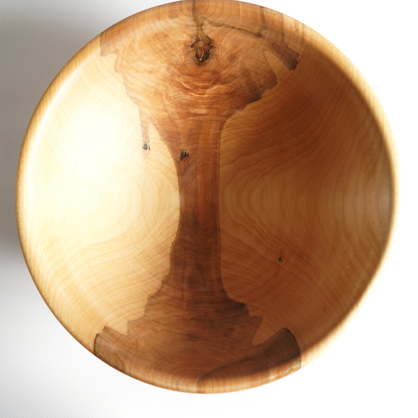 MEDIUM Maple Wood Bowl 10.6" × 3.9" – Handmade New Year, Housewarming & Wedding Gift