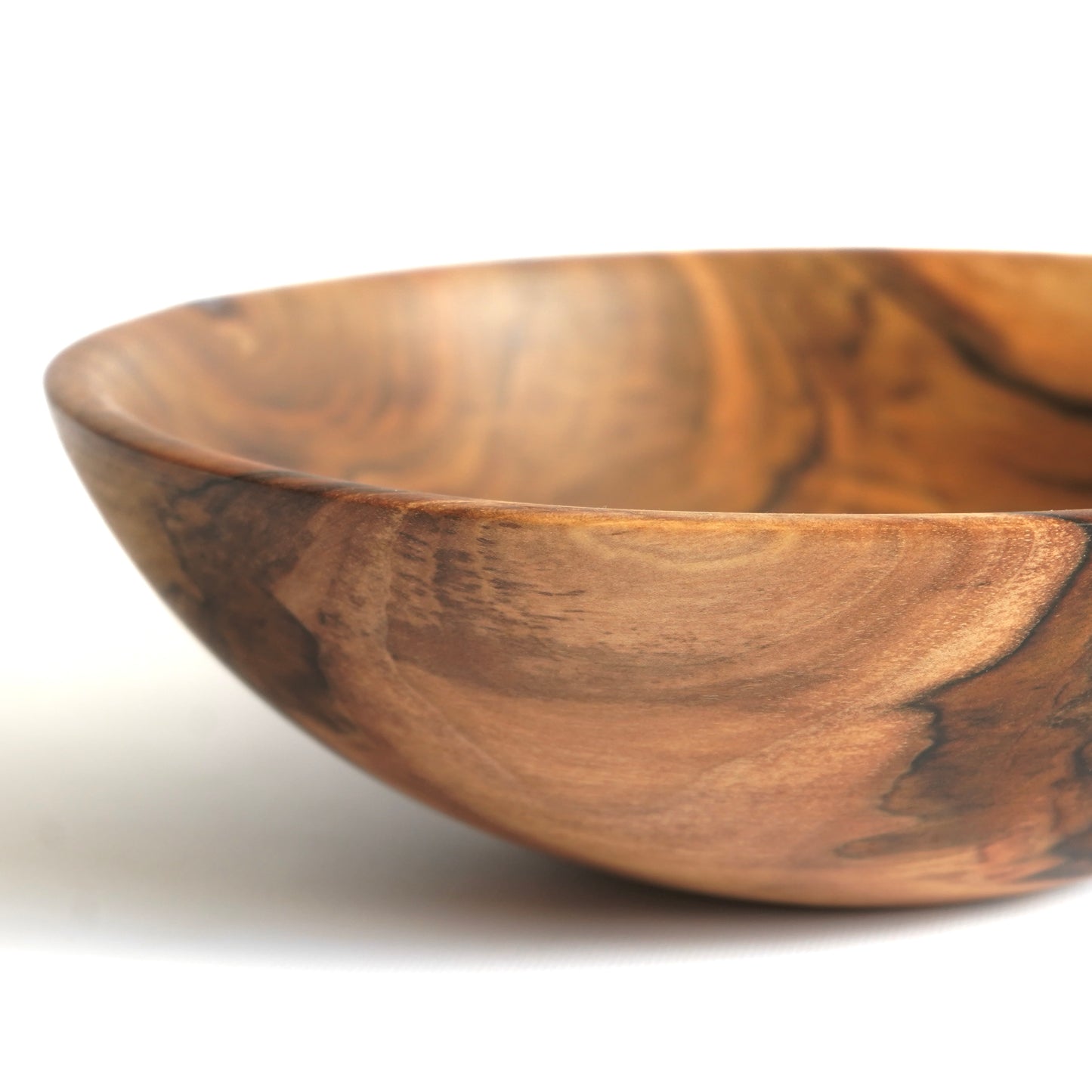 MEDIUM Walnut Wood Salad Bowl 10.6" × 3.9" – Handmade New Year, Housewarming &amp; Wedding Gift