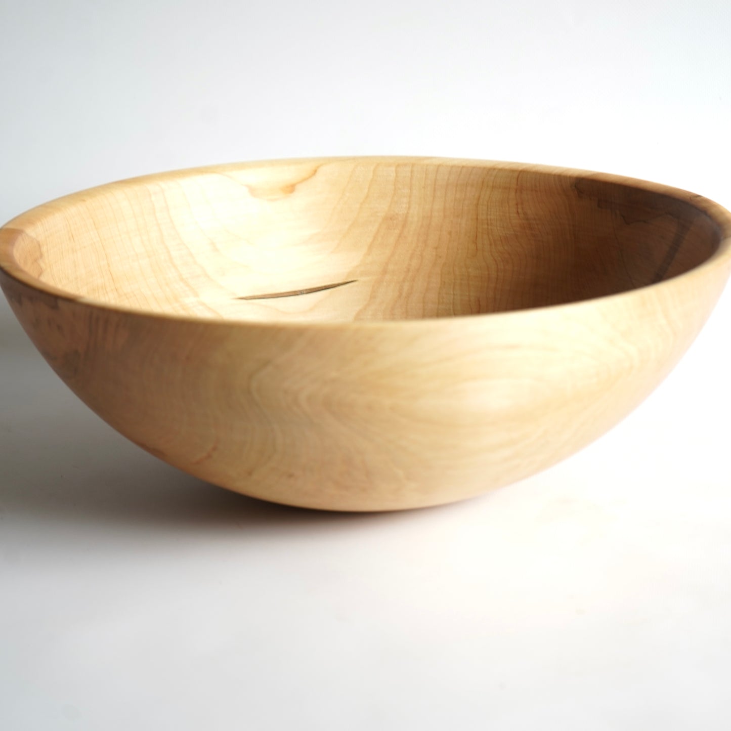 EXTRA LARGE Maple Wood Dough Bowl 15.7" × 5.9" – Handmade Wooden Mixing Bowl, Housewarming &amp; Wedding Gift