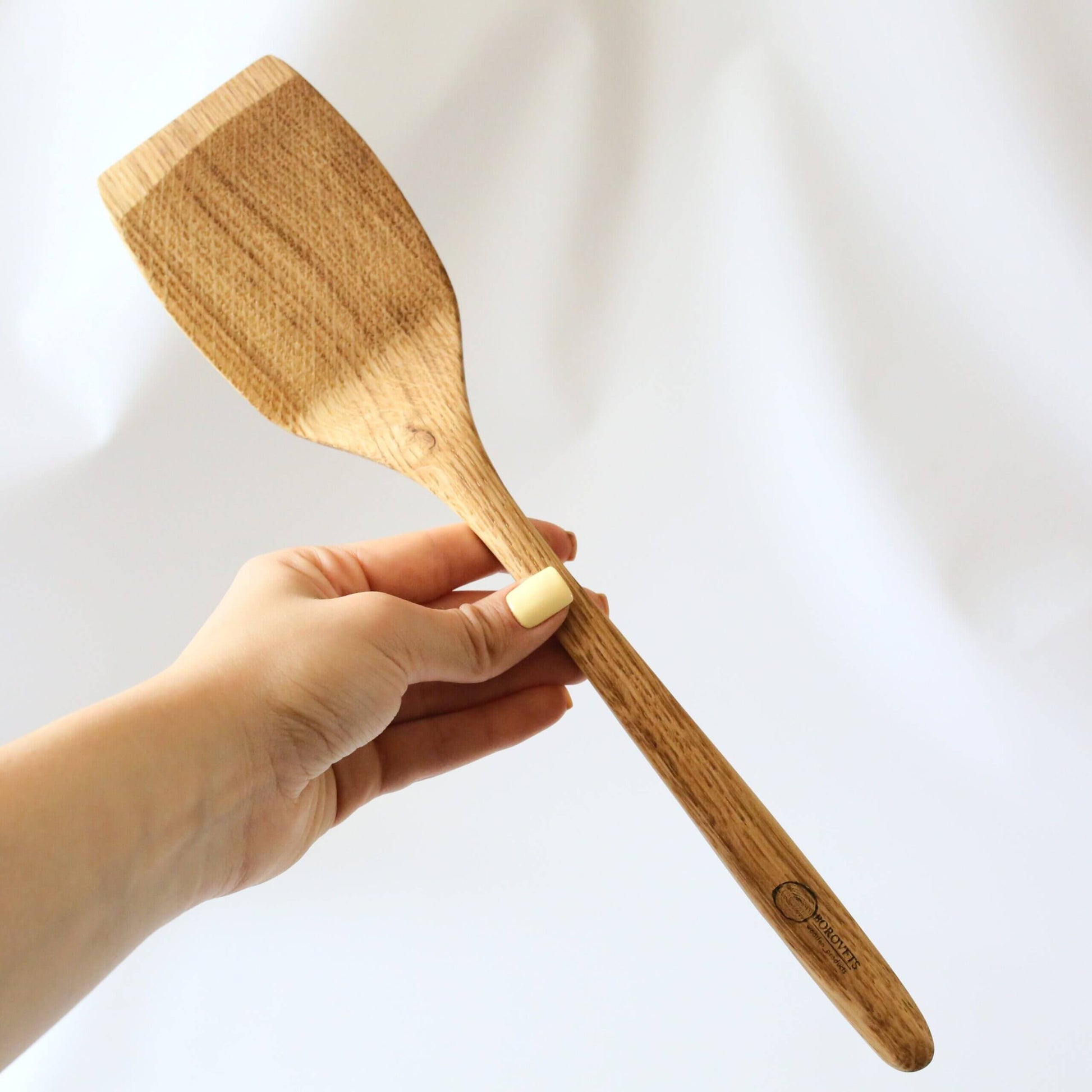 Wooden “Branch” Kitchen Spatula in Oak or Ash, 35 cm
