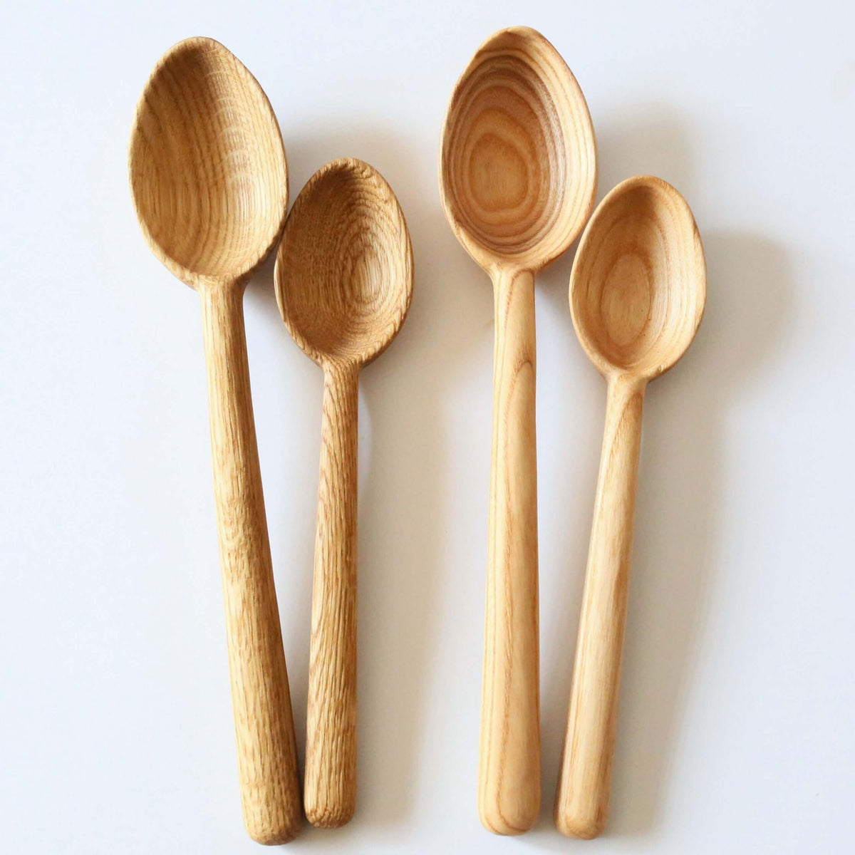 Wooden “Melancholy” Kitchen Spoon in Oak or Ash, 20–25 cm