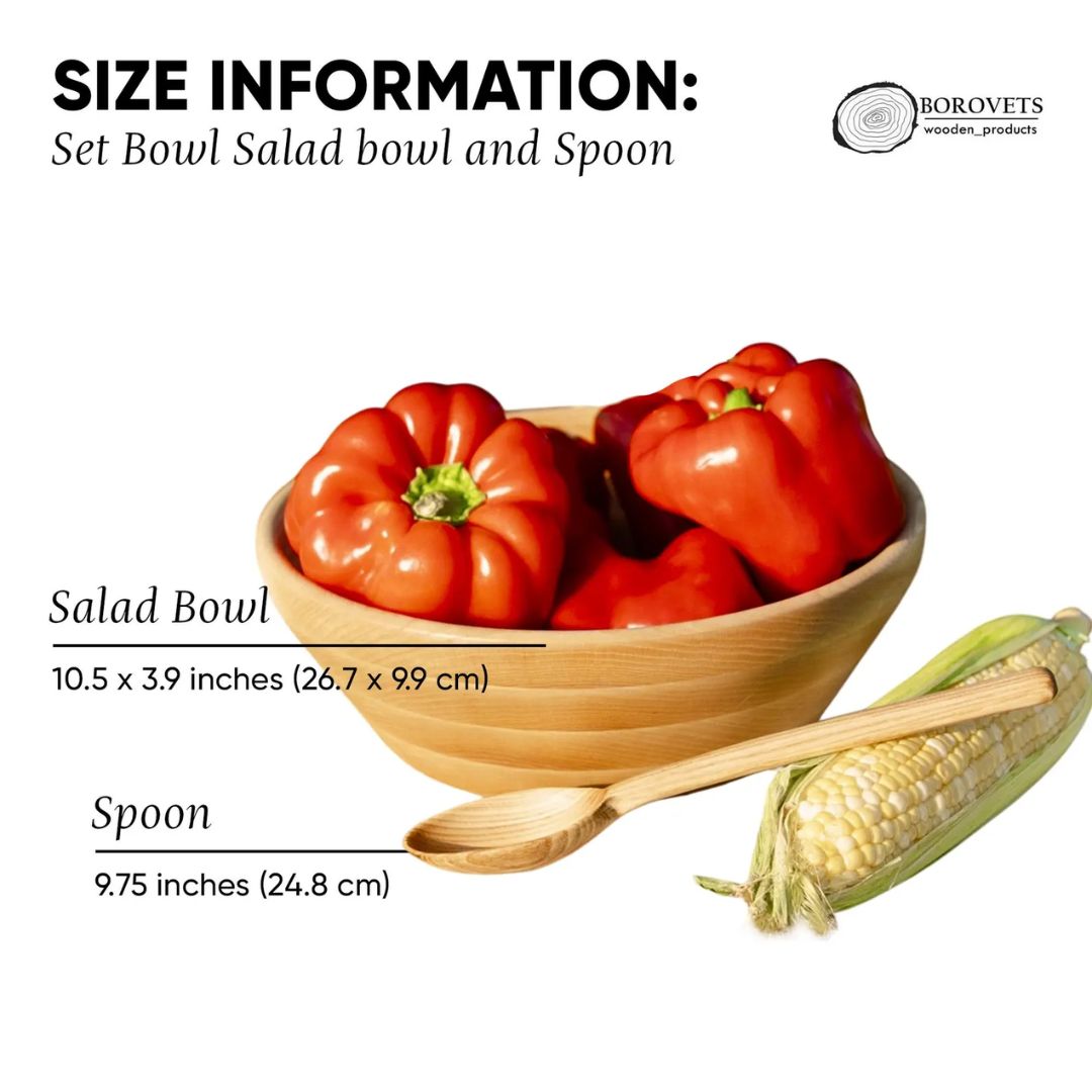 Top view of wooden bowl “Brown” showing smooth ash surface