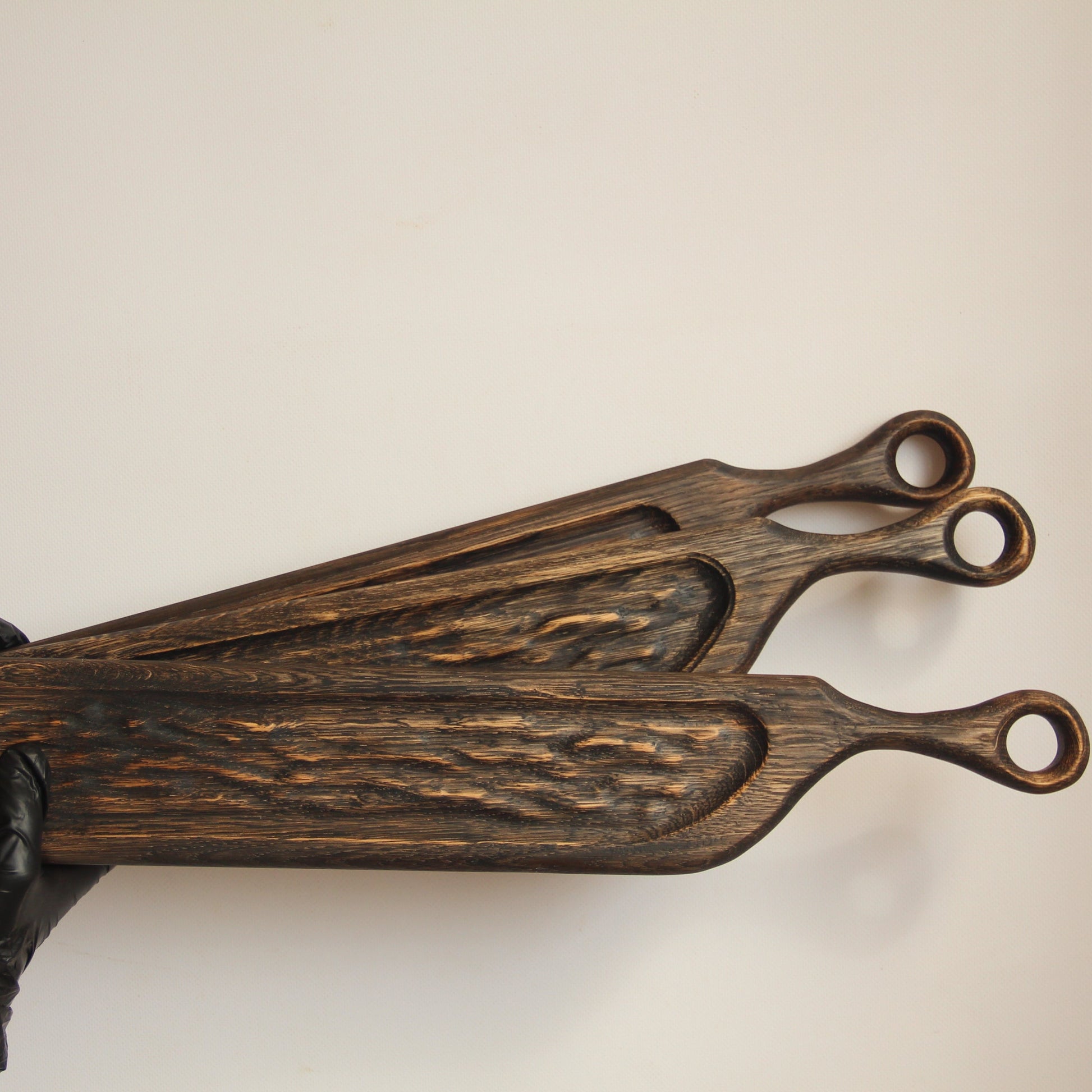 Handmade wooden oak snack board – unique Christmas gift for kitchen lovers