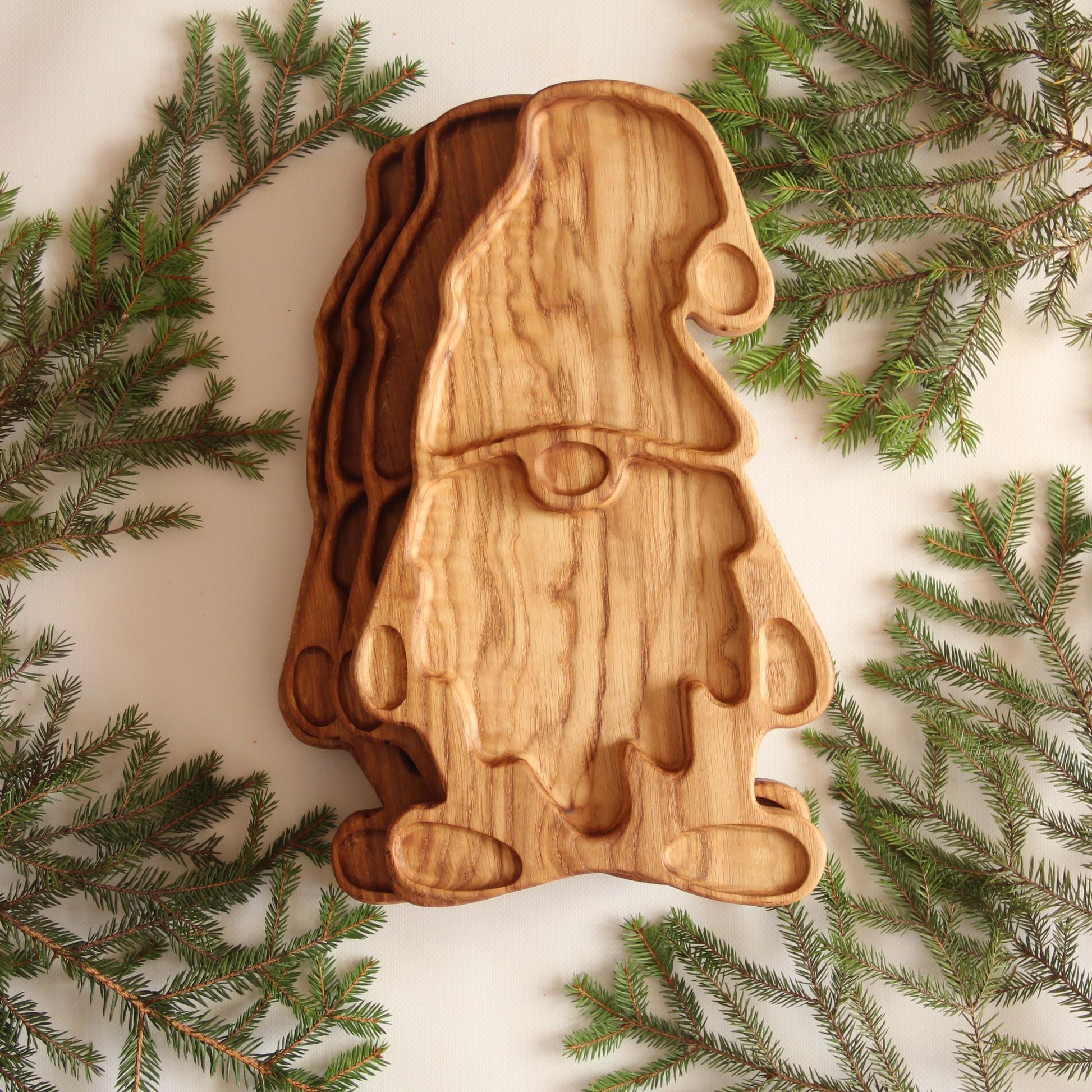 Wooden Animal Snack Plate for Candy and Sweets
