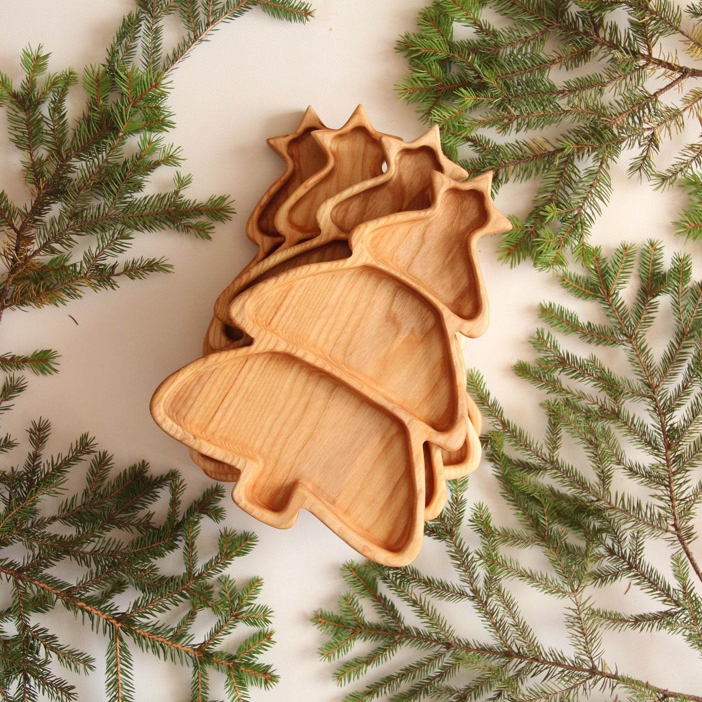 Wooden Animal Snack Plate for Candy and Sweets