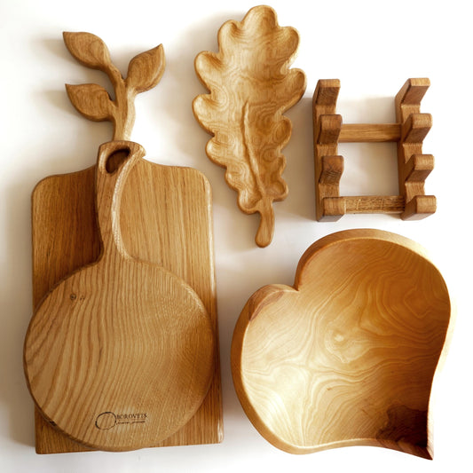 Personalized Valentine's Day Gift for Couple, Christmas Gift, Wooden Serving Board Set, Wedding Gift, Gift for Parents, House