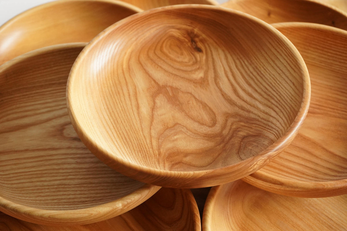 Rustic Wooden Serving Bowl Set with Lidded Condiment Bowl – Restaurant & Catering Tableware