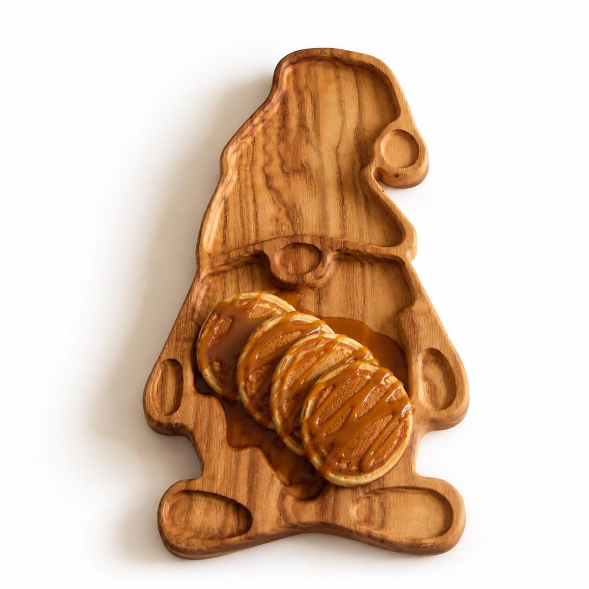 Wooden Animal Snack Plate for Candy and Sweets