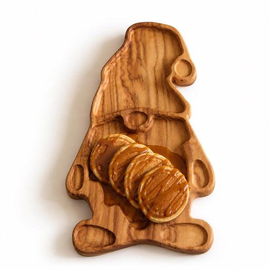 Wooden Animal Snack Plate for Candy and Sweets