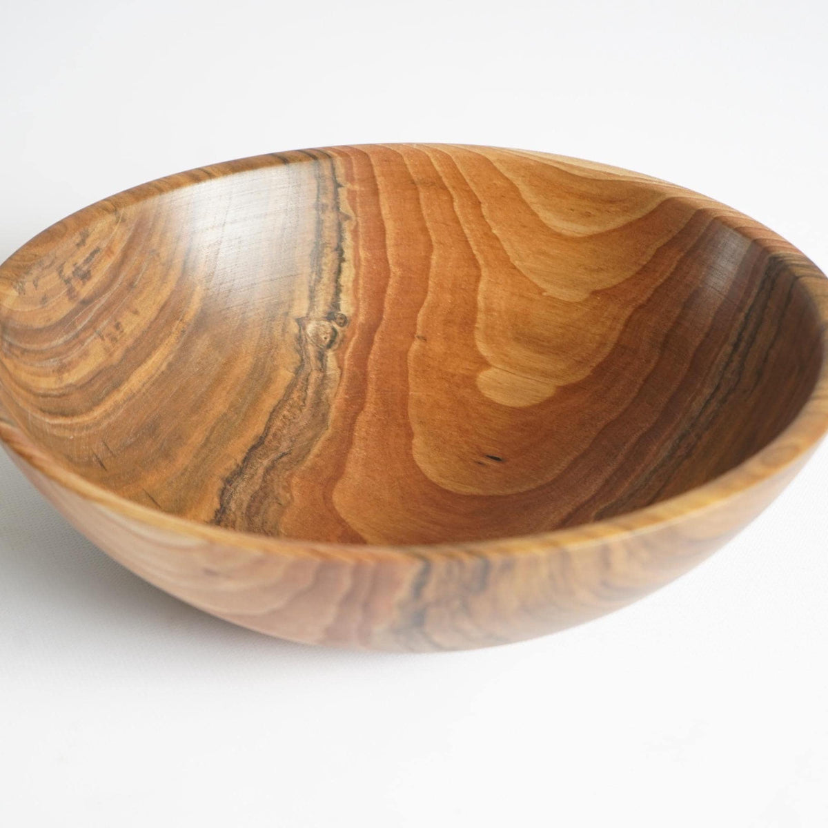Large Wooden Bowl 13" x 4.3" – Solid Wood Salad Bowl – Dough Mixing Bowl – Rustic Bowl – Christmas Gift, Housewarming Anniver