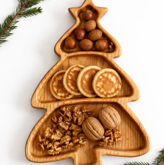 Christmas Tree Wooden Serving Tray