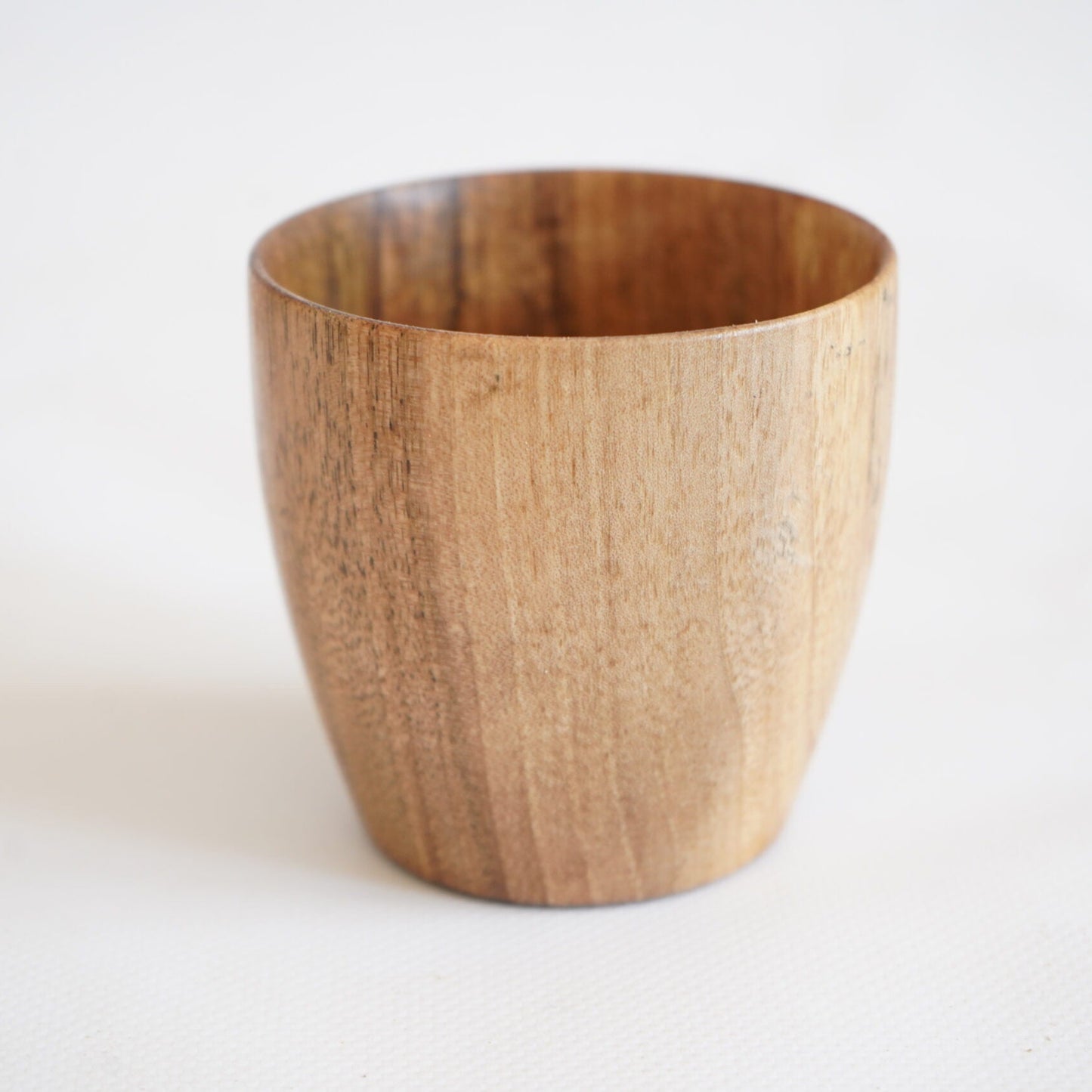 Handmade Wooden Cup with Saucer – Natural Wood Coffee & Tea Cup