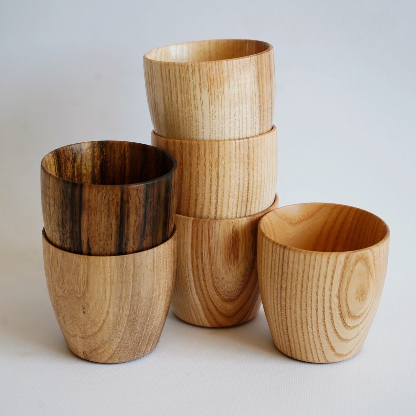 Handmade wooden cup with saucer - image 4