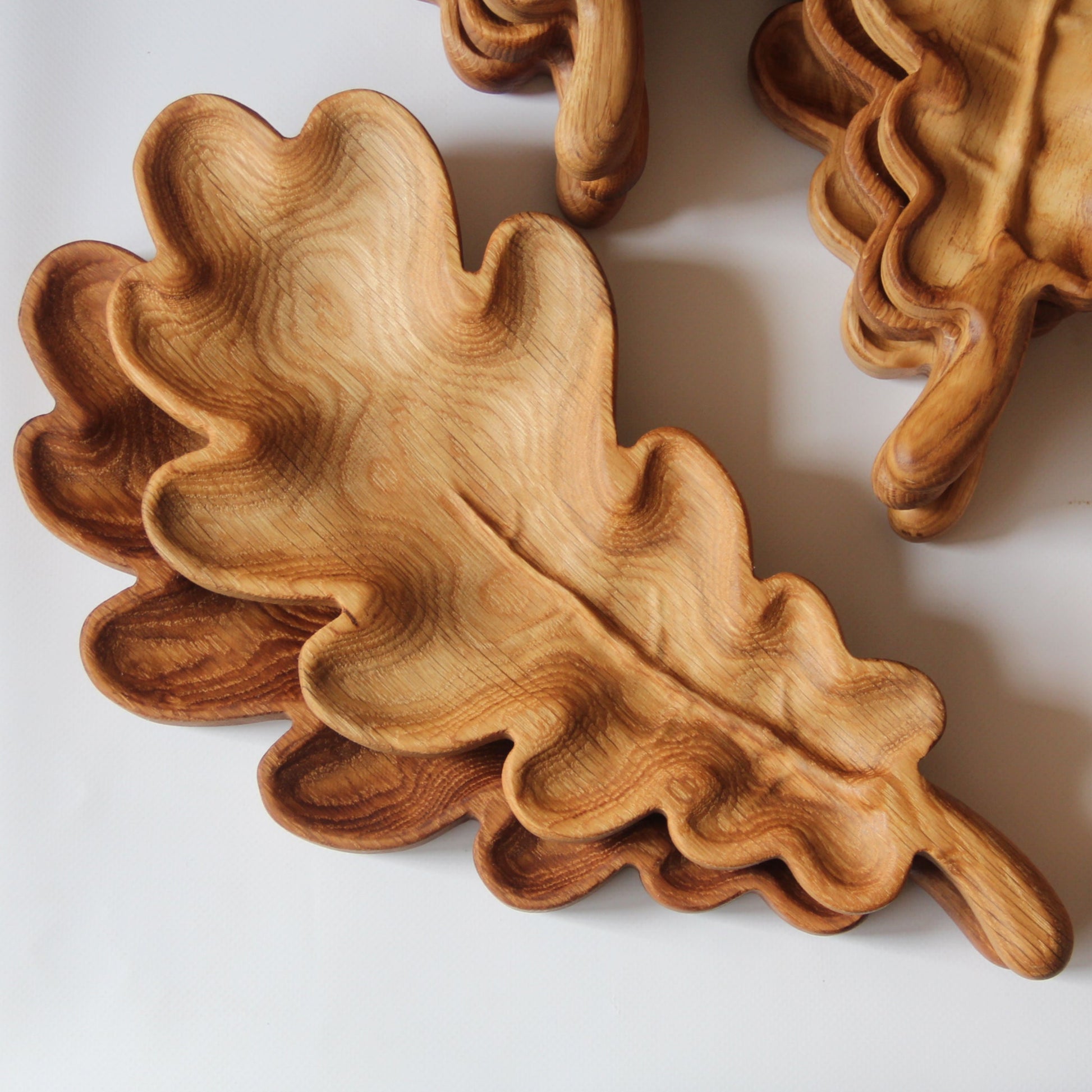 Oak cutting board set for cheese, snacks, and rustic charcuterie presentation