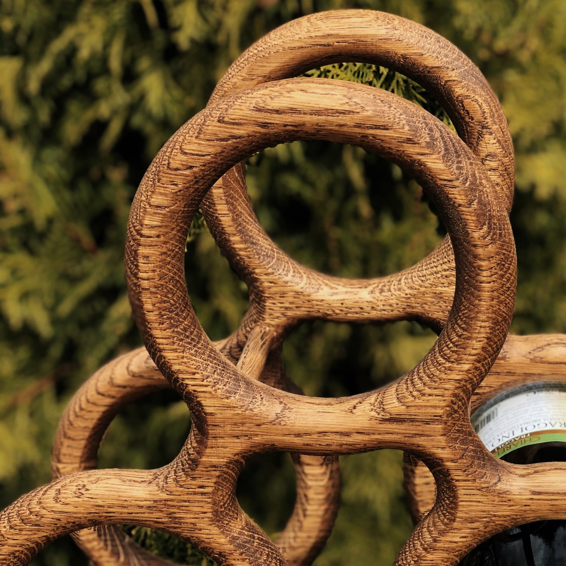 Unique wine gift idea for him or her – personalized tabletop rack