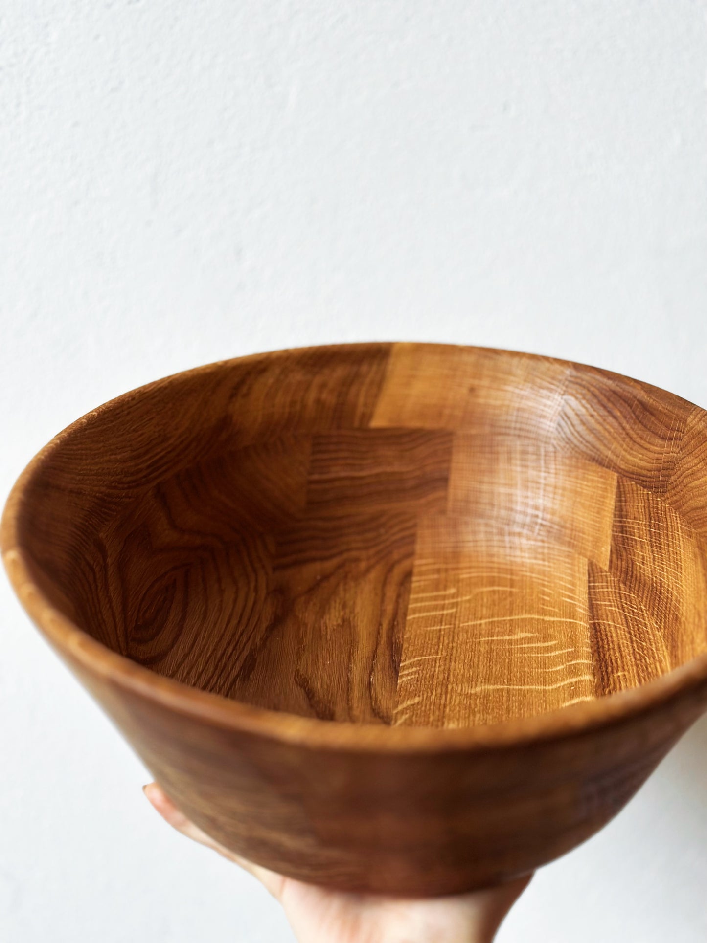 Handmade Rustic Wood Bowl for Dough Kitchen Decor Gift