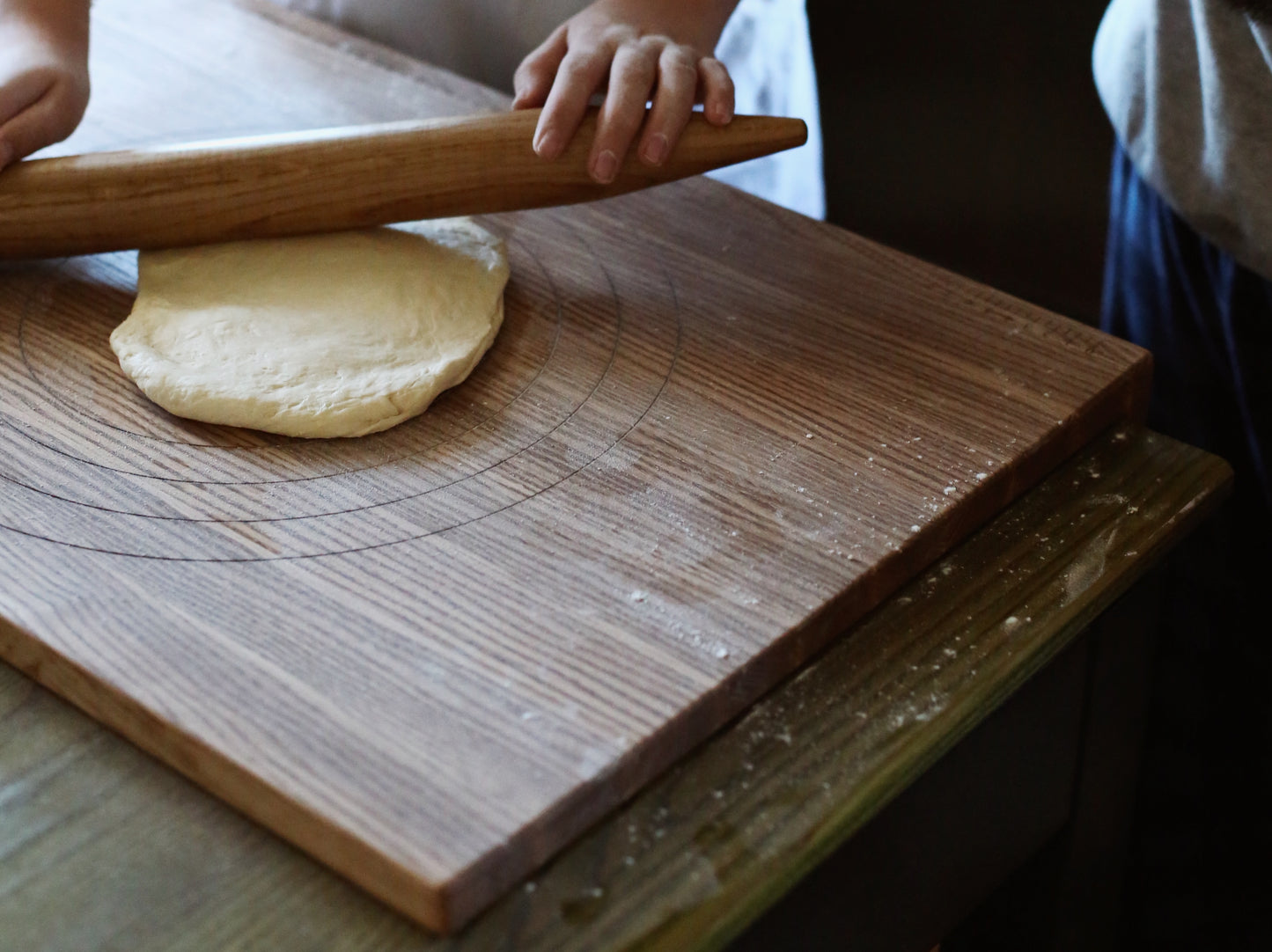 Dough Making Rustic Bread Board Kitchen Decor Gift