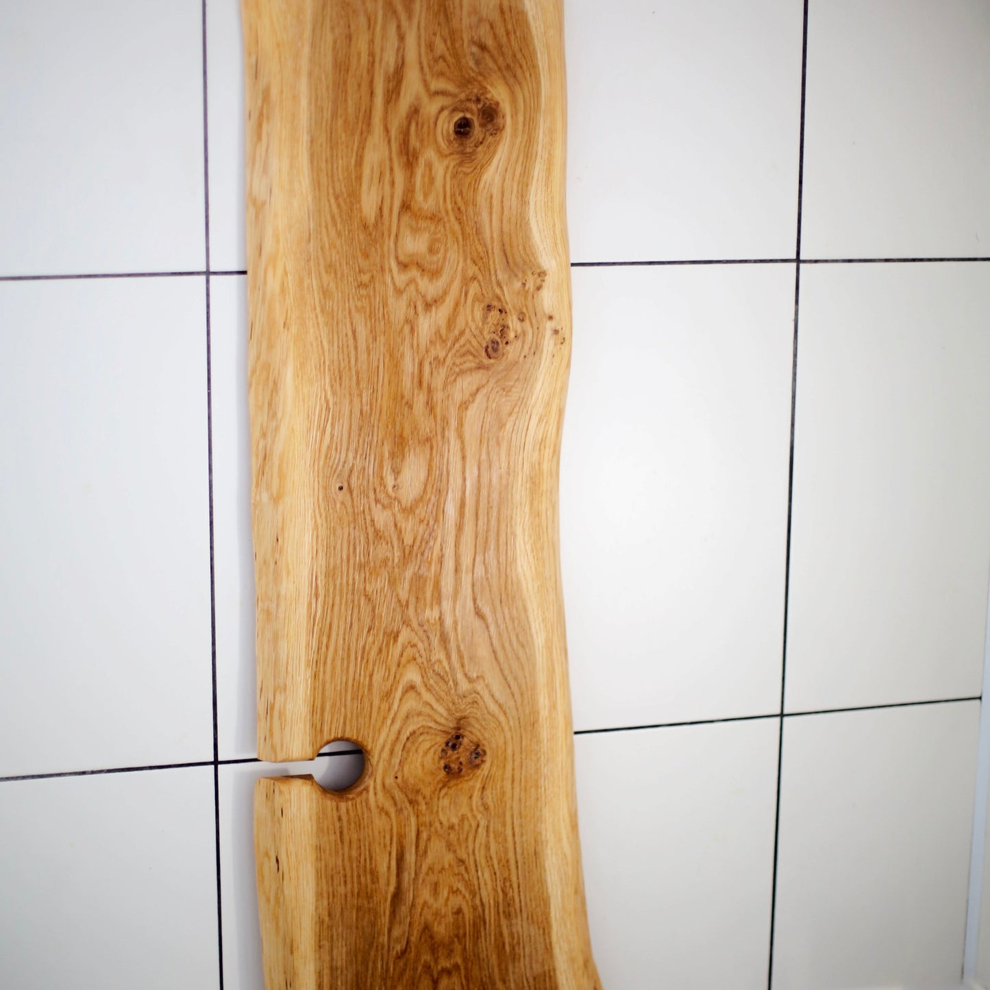 Wooden bath tray with candle holder, perfect spa gift for relaxation