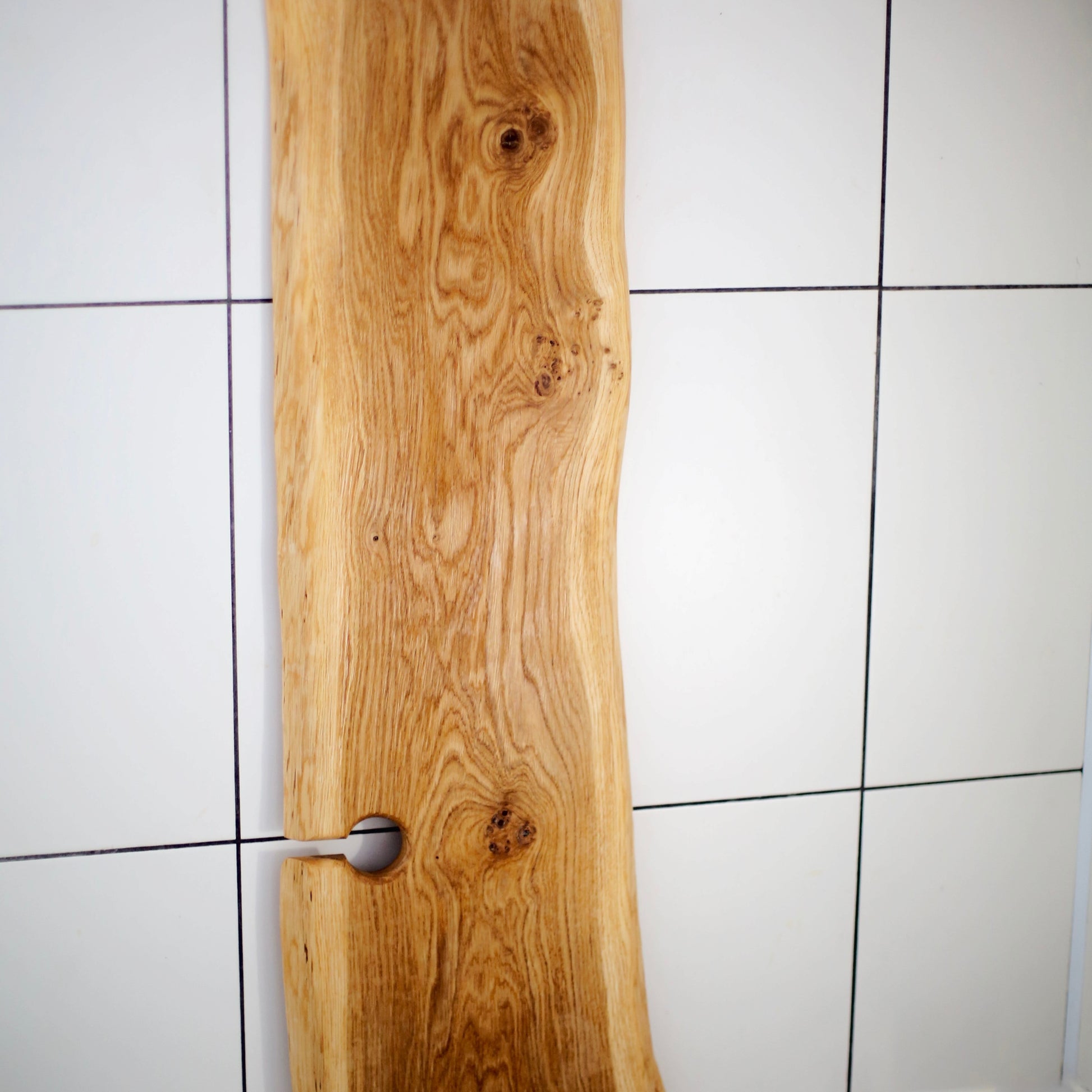 Wooden bath tray with candle holder, perfect spa gift for relaxation