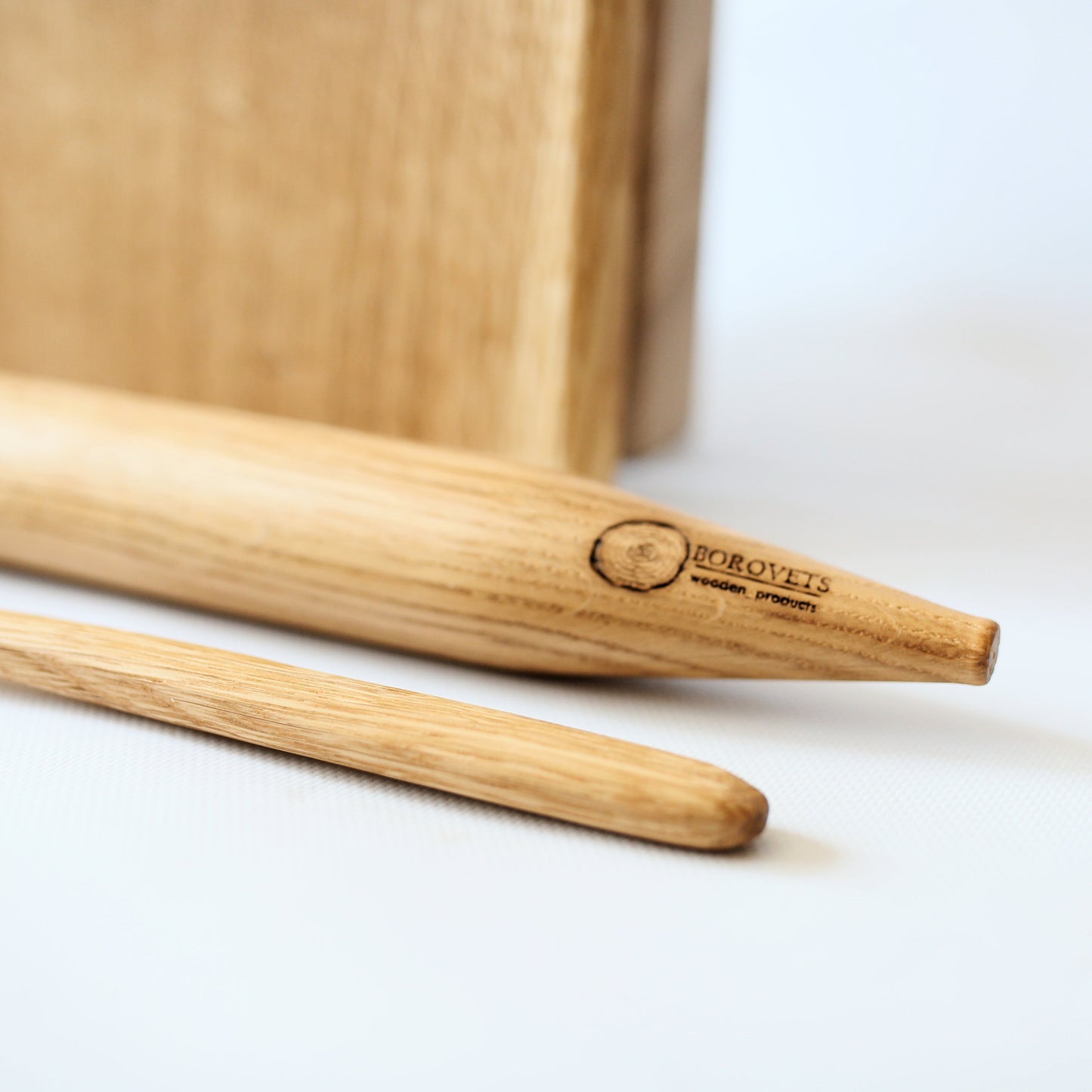 Wooden oak kitchen spatula – sustainable rustic utensil and thoughtful Christmas gift